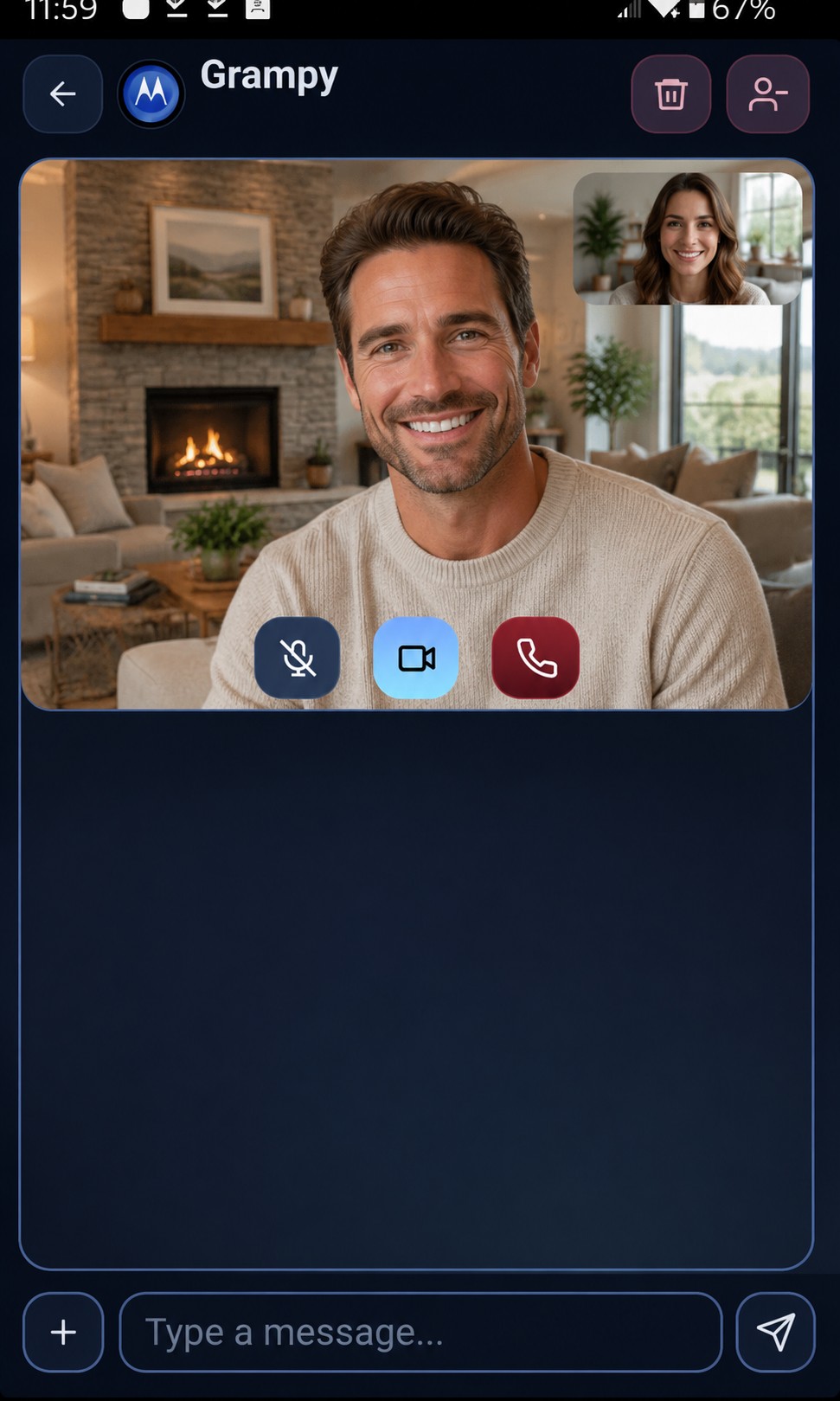 QuietWire Android video call